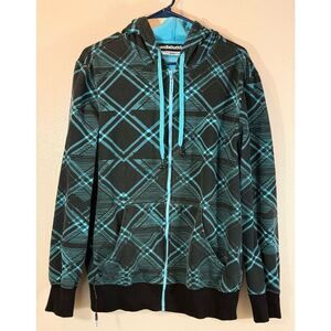 HoodieBuddie Earbuds Full Zip Hoodie Sweatshirt Men's Large